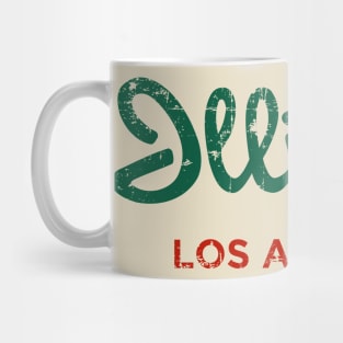 Illinest Holiday Inn Distressed Los Angeles Mug